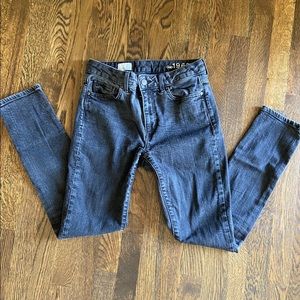 Gap black stone washed denim- size 27